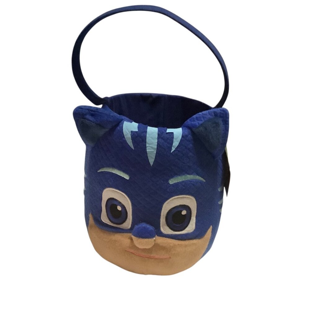 PJ Masks‎ Catboy Plush Basket Ages 3+ Blue Tan Decorative Bucket Easter NEW